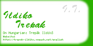ildiko trepak business card